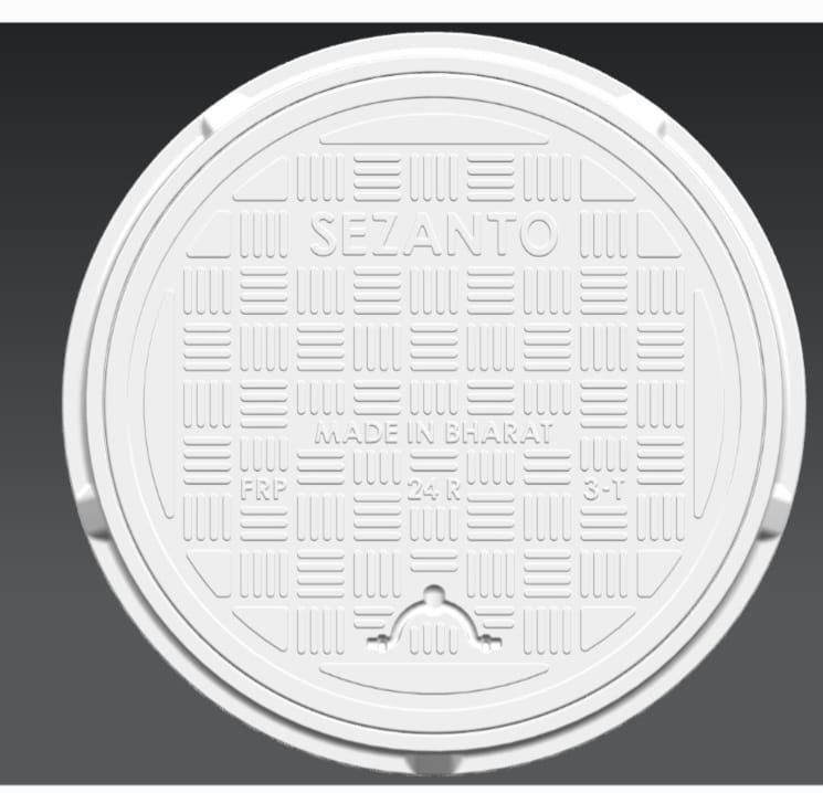 18×24 Inch Heavy Duty FRP Round Flush Tank & Chamber Cover Flush Tank Lid