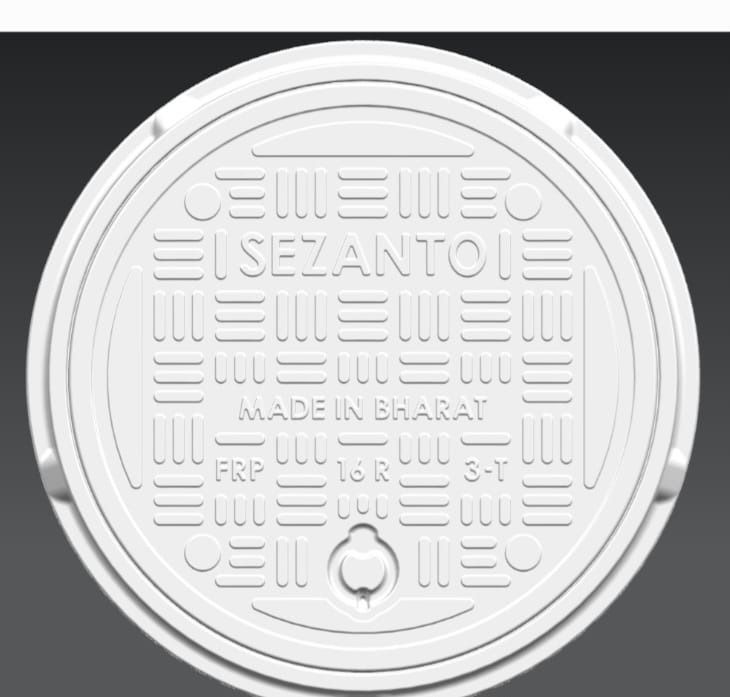 18×18 Inch Heavy Duty FRP Round Flush Tank & Chamber Cover Flush Tank Lid