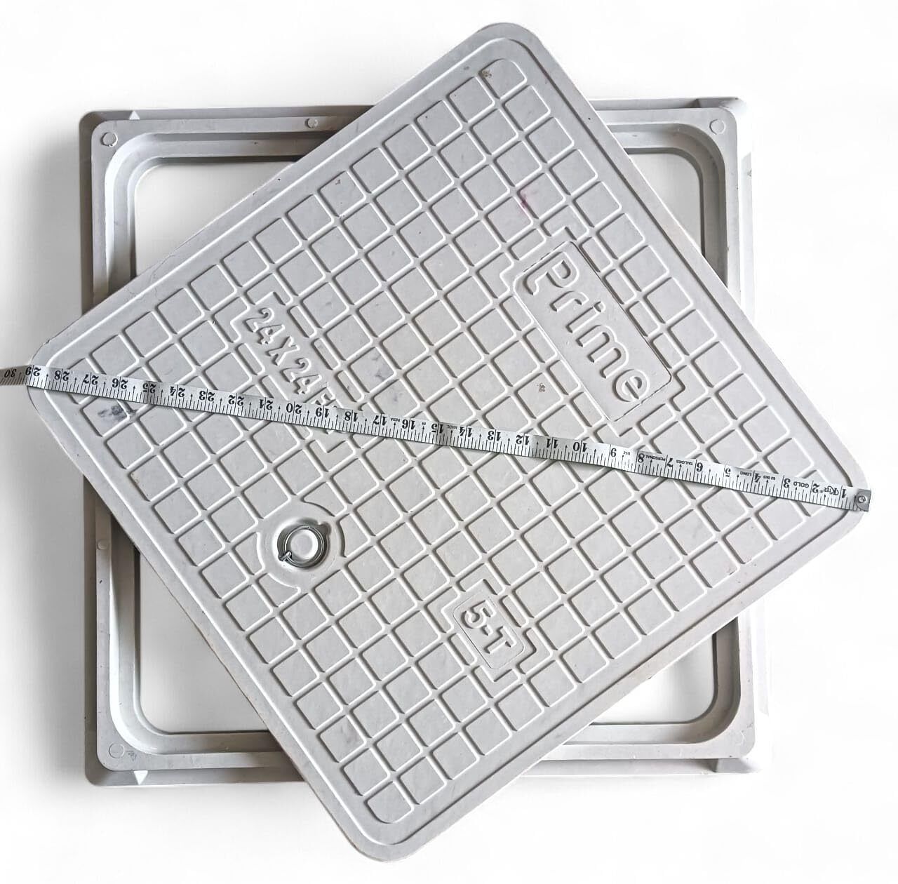 24x24 inch FRP Sump Manhole Cover, Water Tank Cover, Durable Fiber Chamber Cover Flush Tank Lid