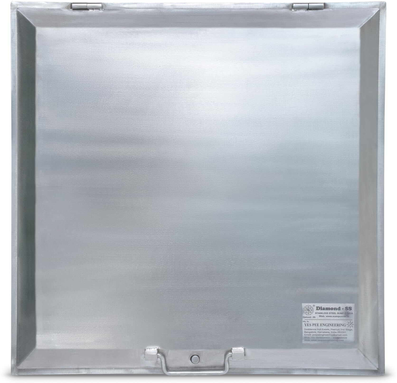 Heavy Duty Sump Cover 18x18" | Outer 24x24" | 40x5mm Angle | 30x5mm Frame Angle Flush Tank Lid