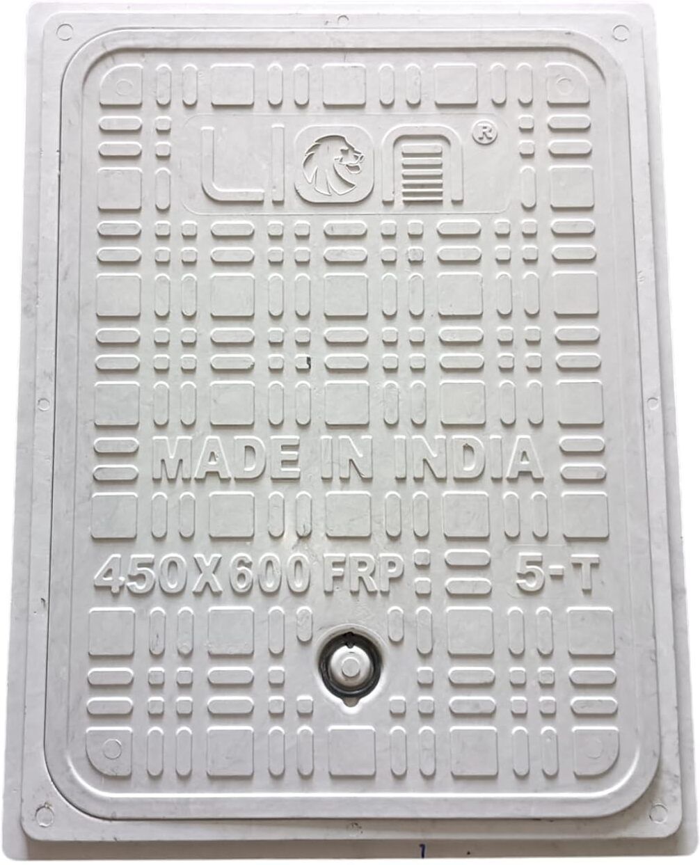 Heavy Duty Fiber Polymer Manhole Cover 18x24 Inch | 5 Tons Capacity Chamber Flush Tank Lid