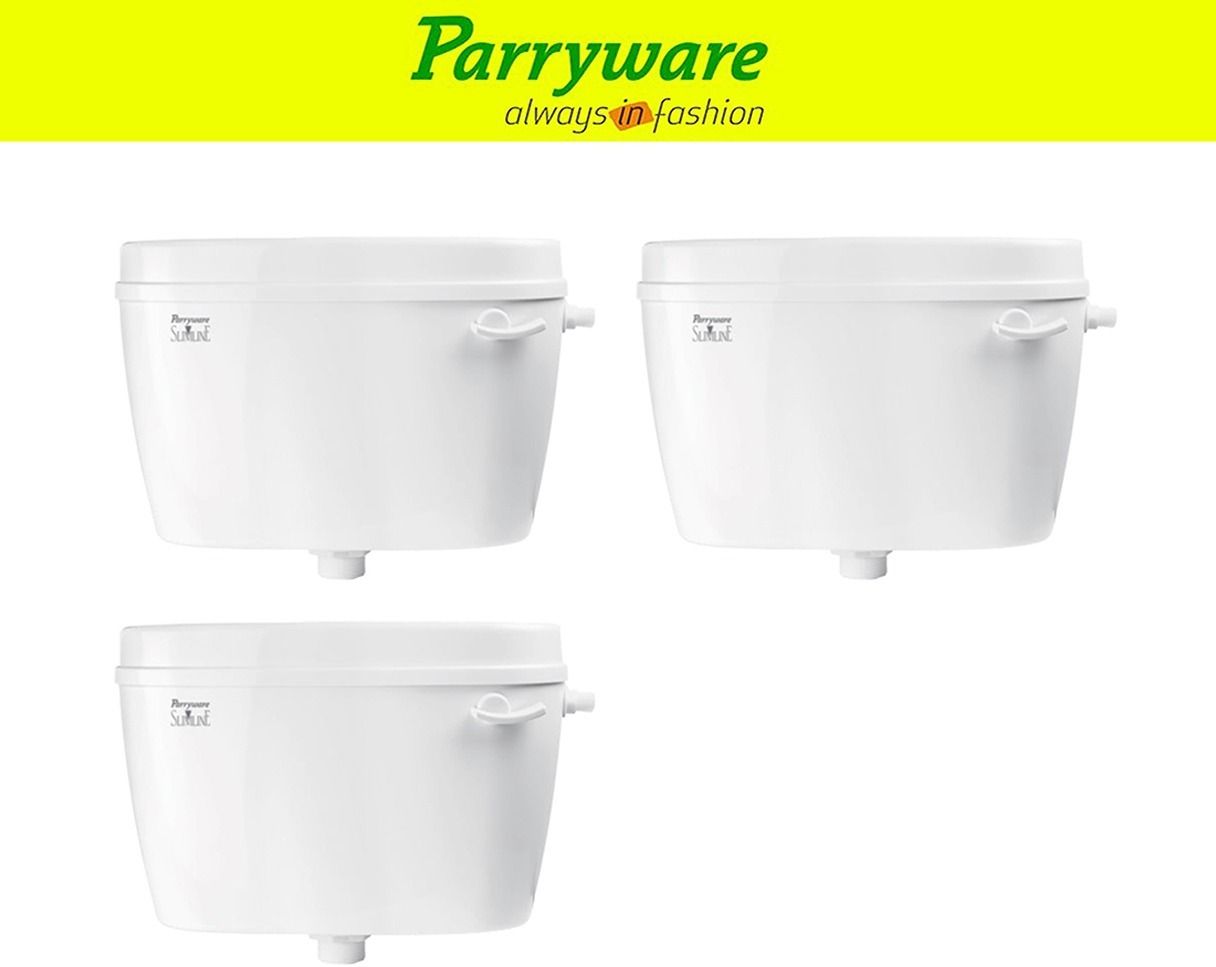 Uno Flush tank Cistern for Bathroom | Space Saving Slim Tank set of 3 pic 322 Single Flush Tank-image-20