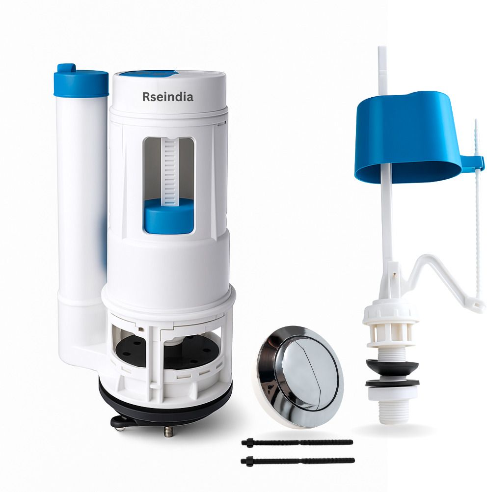 8 Inch Master Flush Kit with Bottom Entry Valve Dual Flush Tank