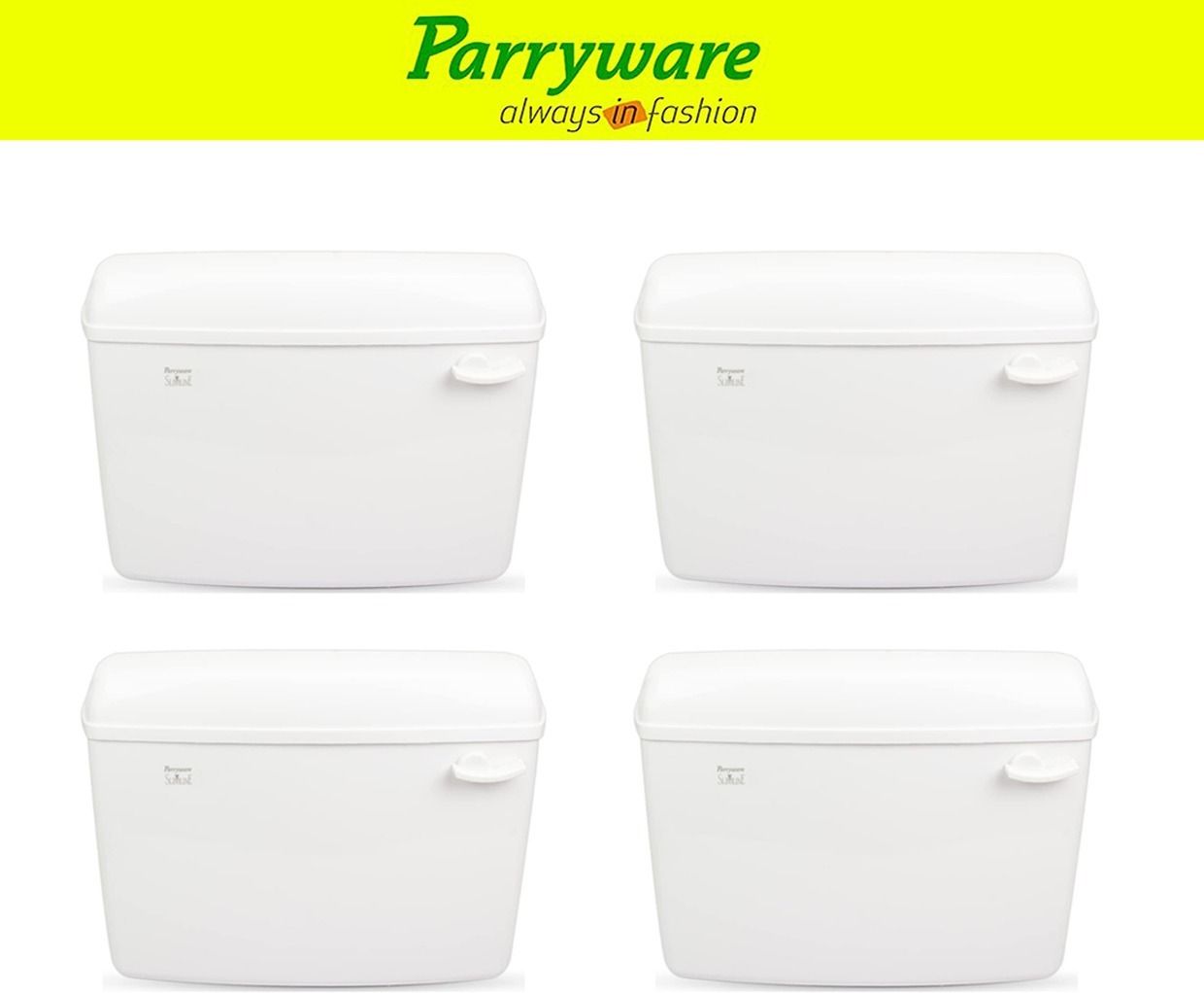 Standard Flush tank Cistern for Bathroom | Space Saving Tank set of 4 pic 550 Single Flush Tank-image-40