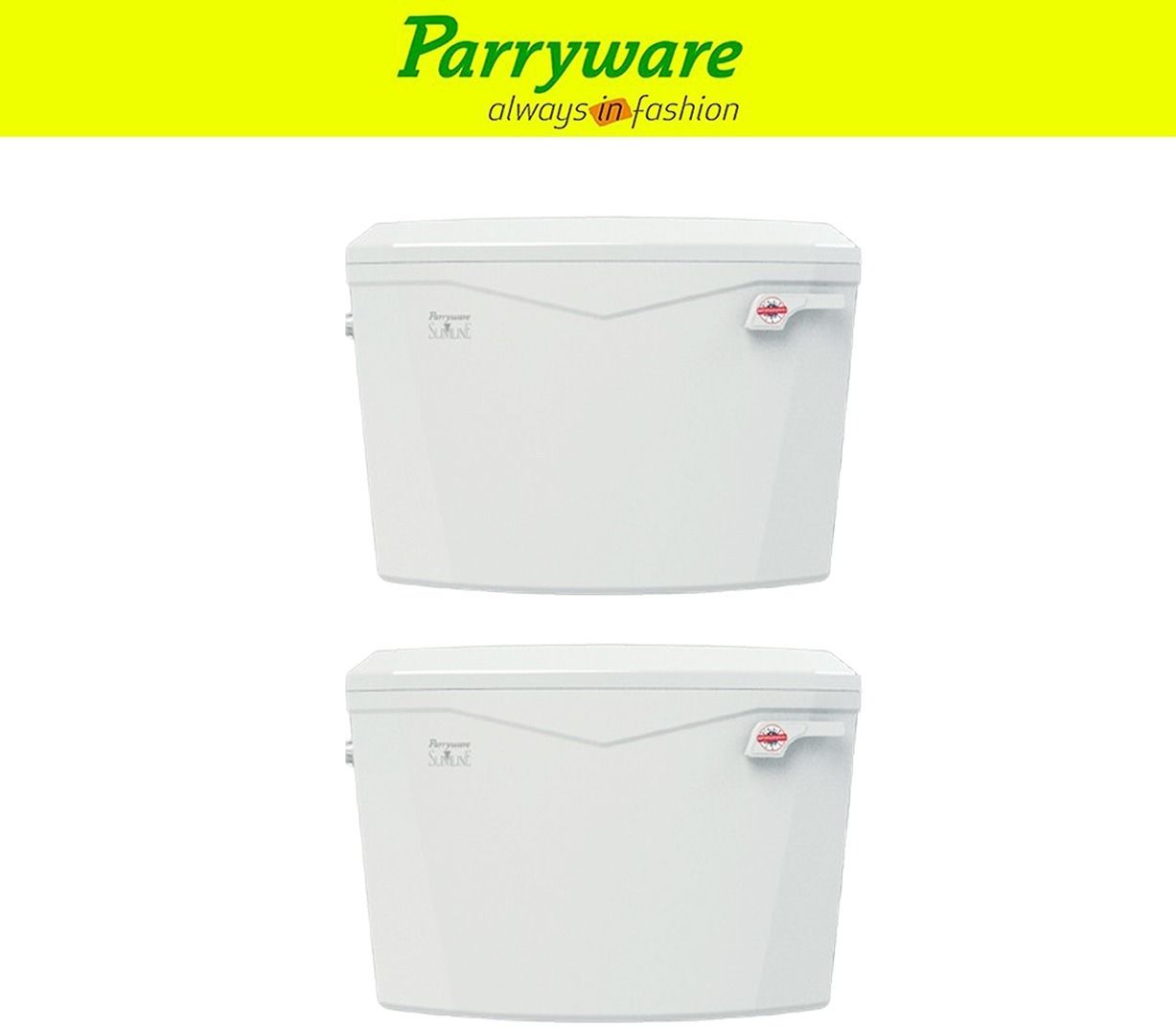 Slim Flush tank Cistern for Bathroom | Space Saving Tank set of 2 pic 690 Single Flush Tank-image-41