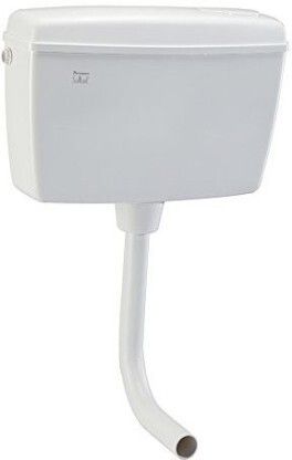 Slimline Standard Size Toilet Flush Tank, 10 L Capacity Tank Single Flush Tank