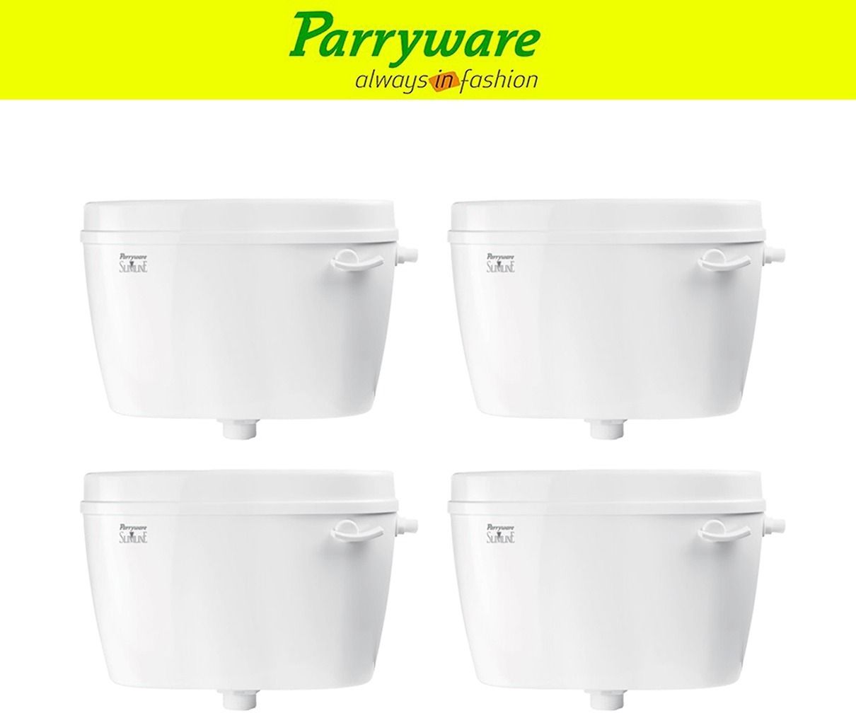Uno Flush tank Cistern for Bathroom | Space Saving Slim Tank set of 4 pic 928 Single Flush Tank-image-25