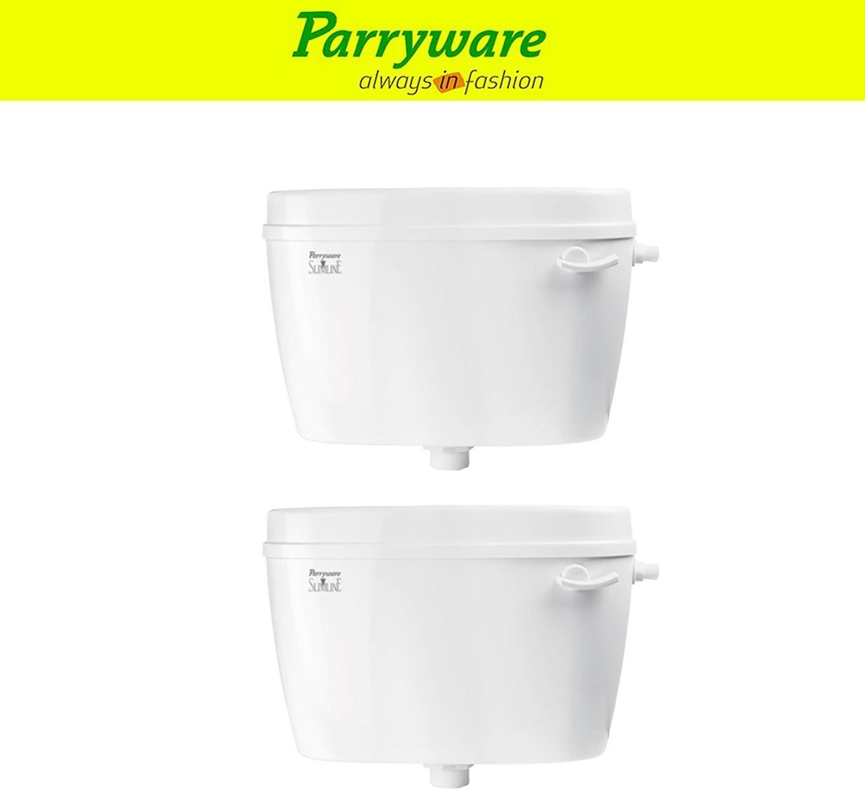 Uno Flush tank Cistern for Bathroom | Space Saving Slim Tank set of 2 pic 1258 Single Flush Tank-image-35