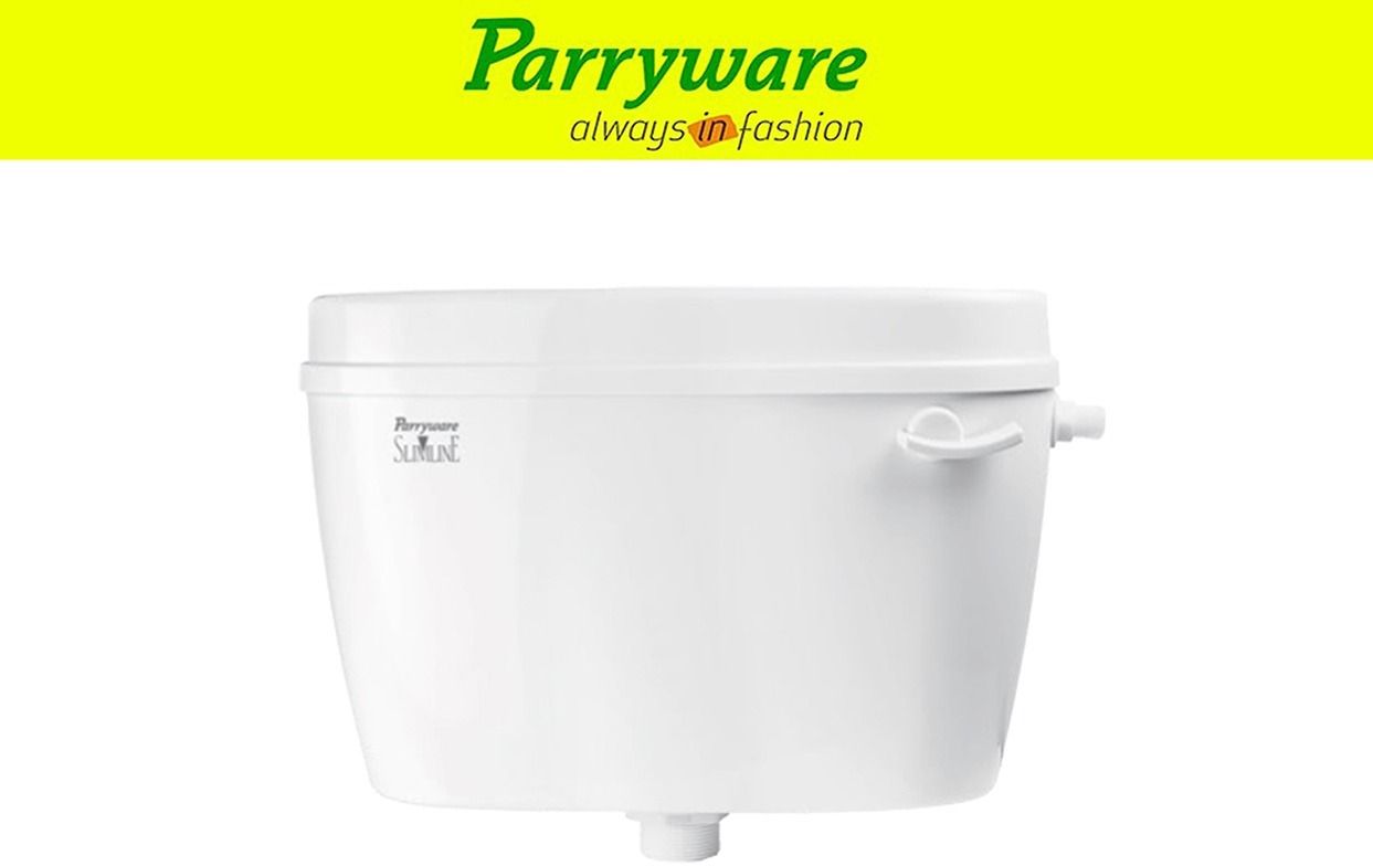 Uno Flush tank Cistern for Bathroom | Space Saving Slim Tank set of 1 pic 400 Single Flush Tank-image-30