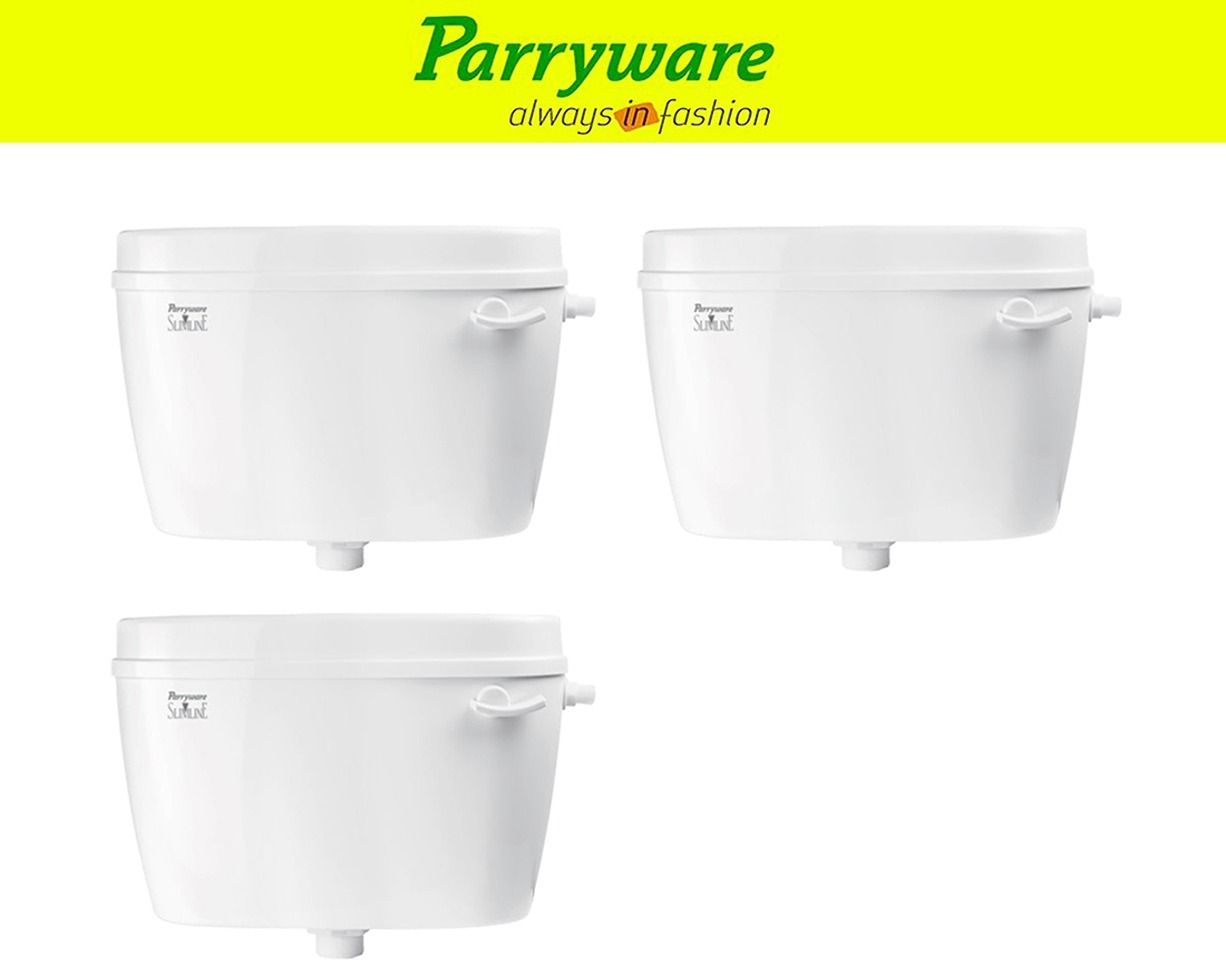Uno Flush tank Cistern for Bathroom | Space Saving Slim Tank set of 3 pic 179 Single Flush Tank-image-49