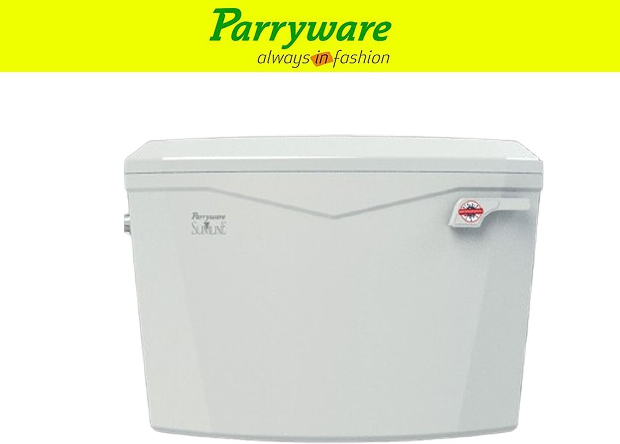 parryware Slim Flush tank Cistern for Bathroom | Space Saving Tank set of 1 pic 709 Single Flush Tank-picture-25