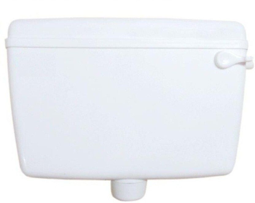 Slimline Standard Size Toilet Flush Tank, 10 LTR Capacity Tank Single Flush Tank