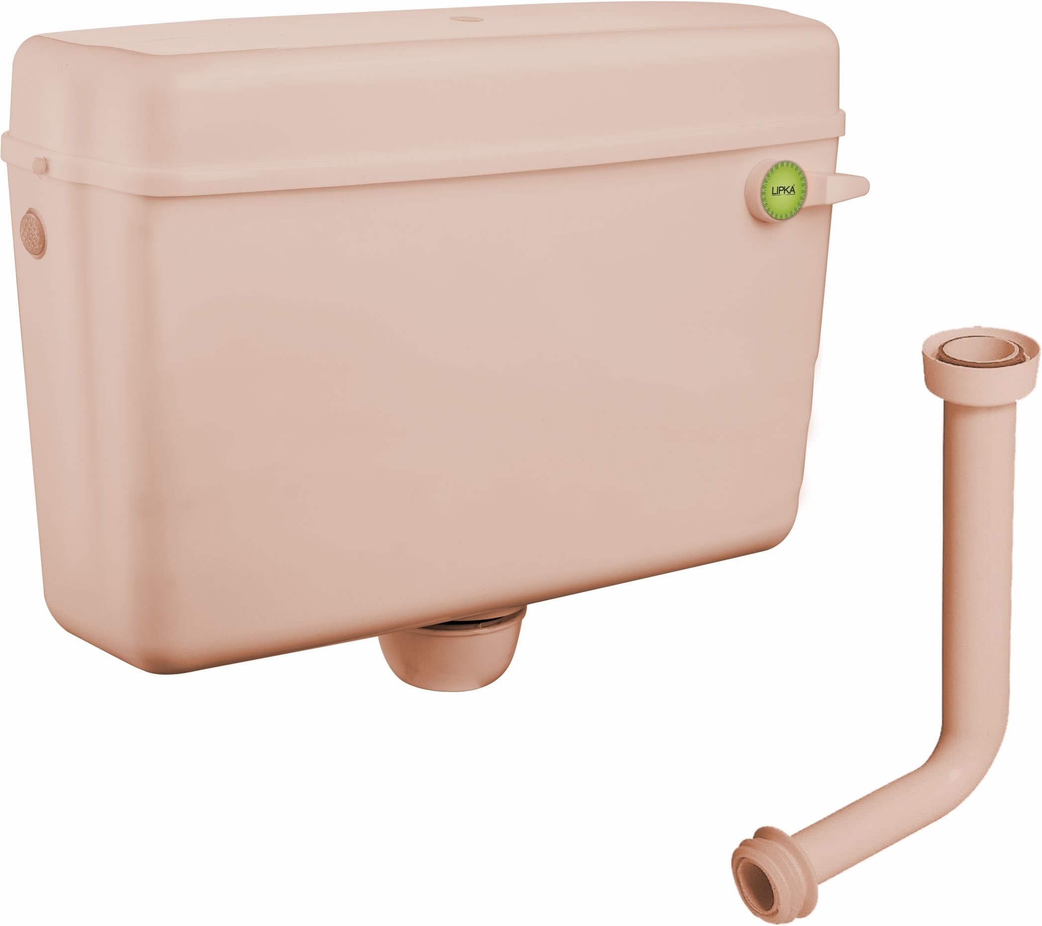 Round PVC Flushing Cistern Pink Colour Side Handle Flush Tank-image-15
