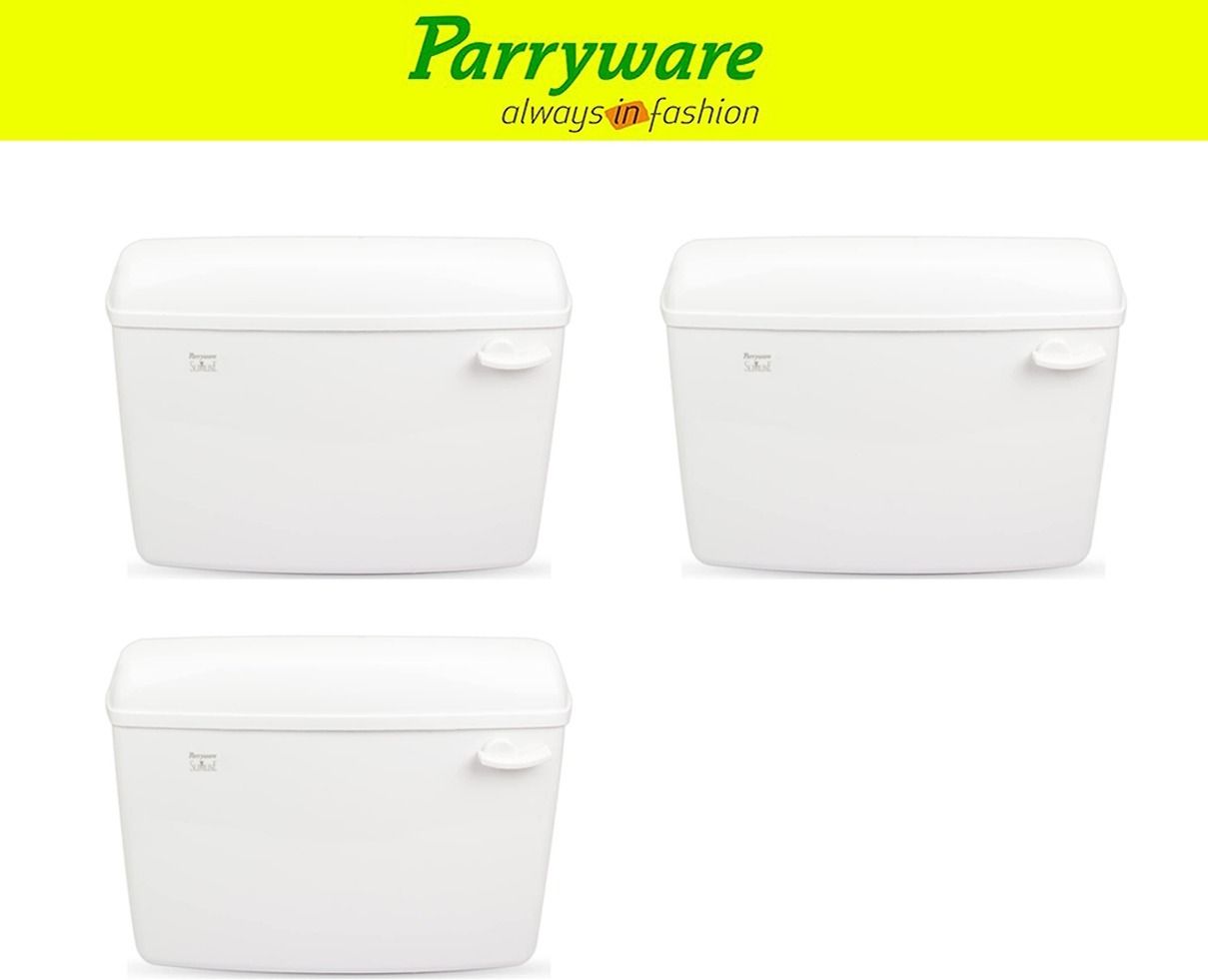 Standard Flush tank Cistern for Bathroom | Space Saving Tank set of 3 pic 366 Single Flush Tank-image-13
