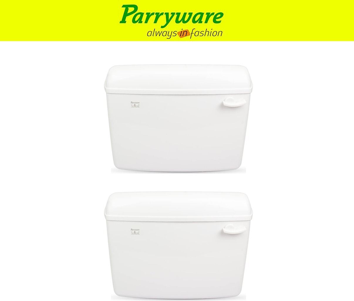 Standard Flush tank Cistern for Bathroom | Space Saving Tank set of 2 pic 261 Single Flush Tank-image-2