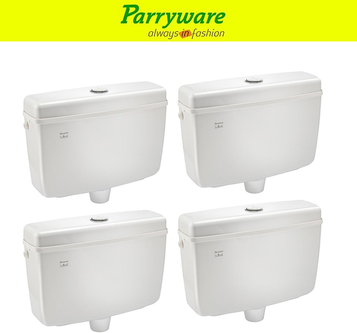 Premium dual Flush tank Cistern for Bathroom set of 4 pic 1358 Dual Flush Tank-image-48