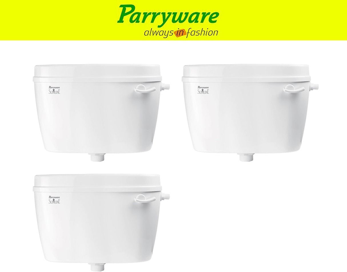 Uno Flush tank Cistern for Bathroom | Space Saving Slim Tank set of 3 pic 218 Single Flush Tank-image-7