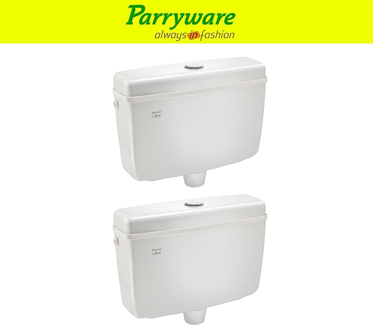 parryware Premium dual Flush tank Cistern for Bathroom set of 2 pic 276 Dual Flush Tank-picture-21