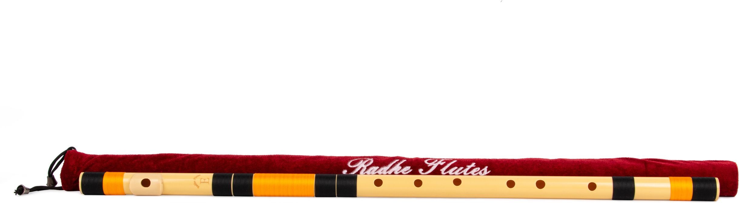 radhe flutes E Naterural Bansuri Base Octave With Lip-Plate Right Handed With velvet Cover PVC Flute-picture-17