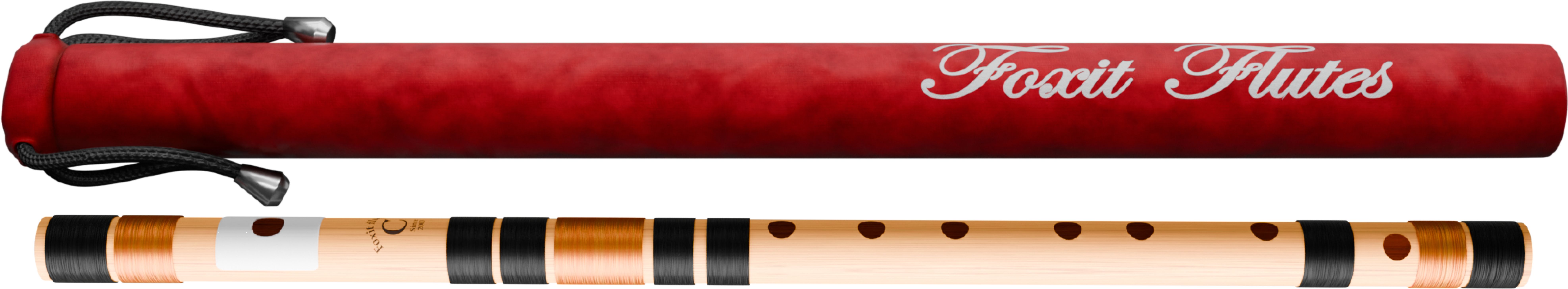 foxit musical C Natural 7 Hole Right Hand Bansuri Size 19 inches Fiber Flute-picture-27