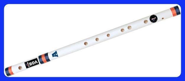 ibda Flute Natural A Scale Professional/Beginner PVC Bansuri PVC Flute-picture-39