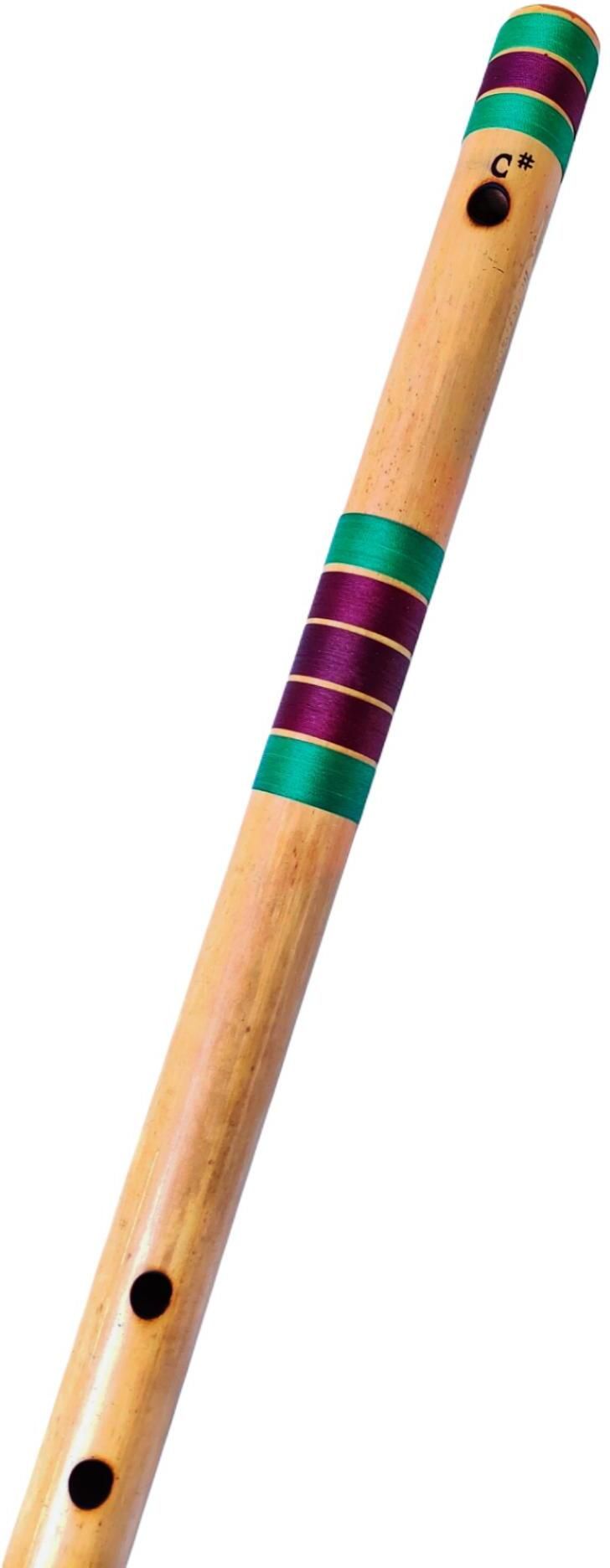 adharvenu C# Bass (34.5 Inches) - Right Handed Bamboo Flute-picture-15