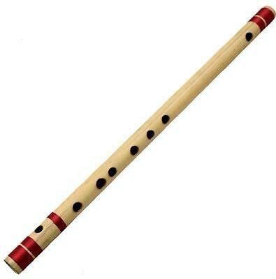 khalsa musical C Sharp Middle Professional Scale 7 Hole Flute 18.5 Inch For Flute With Bag Bamboo Flute-picture-23