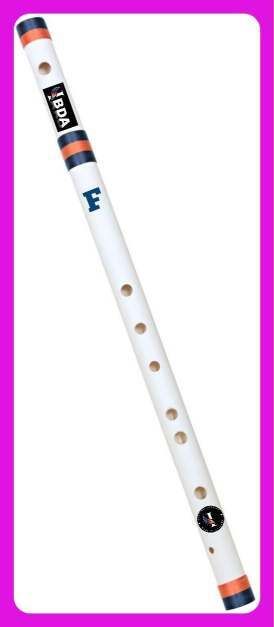 ibda Flute Natural F Scale Professional/Beginner PVC Bansuri 15 inch PVC Flute-picture-43