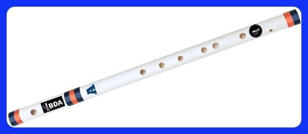 ibda Flute Natural A Scale Professional/Beginner PVC Bansuri PVC Flute-picture-24