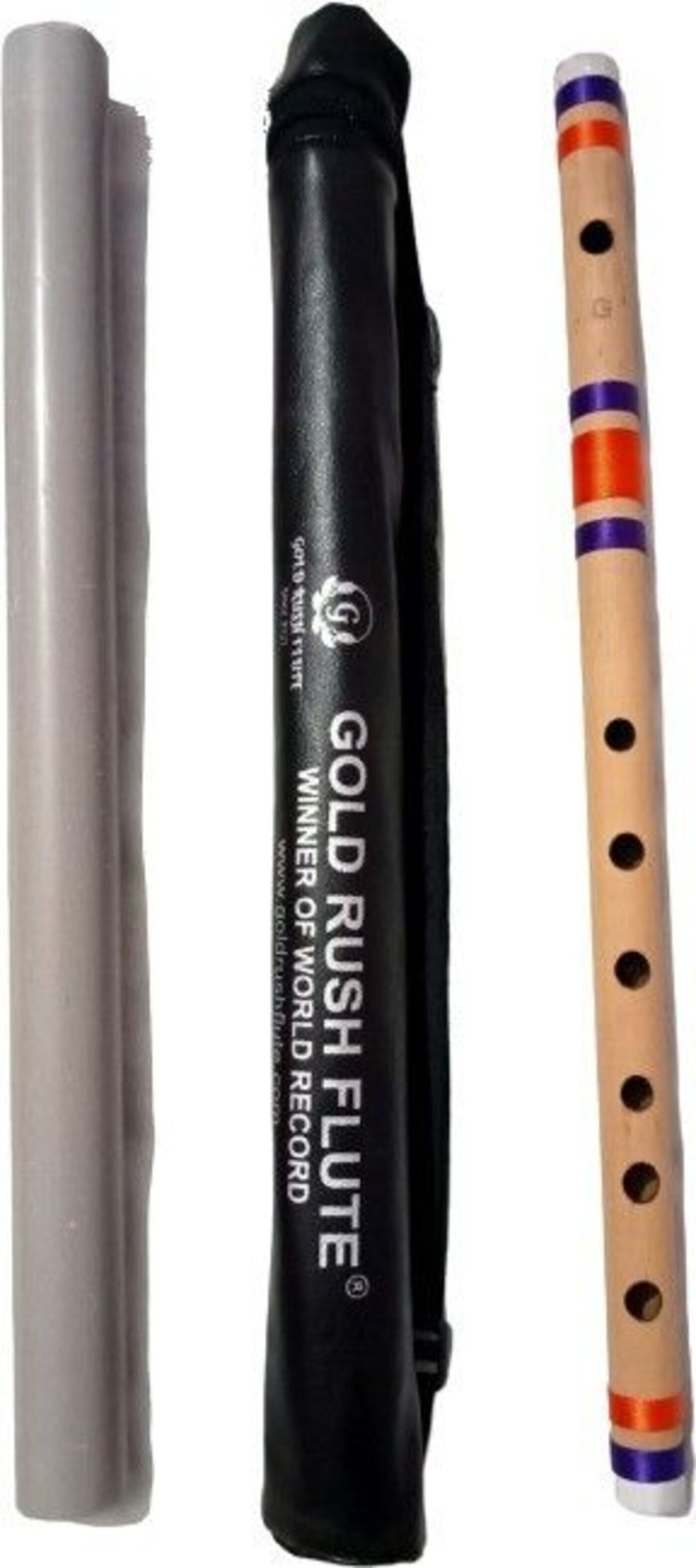 G Tune Scale Medium SIX HOLE Beginners, Flute (Bansuri) 17 inch Size Bamboo Flute
