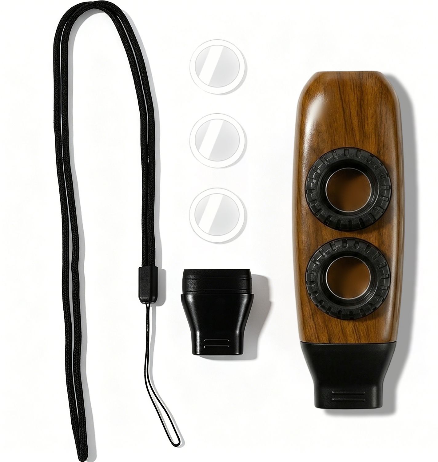climberty Kazoo with Adjustable Dual Tone Dials and Replaceable Membrane for Kids Adults Wooden Flute-picture-18