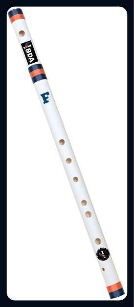ibda Flute Natural F Scale Professional/Beginner PVC Bansuri 15 inch PVC Flute-picture-12