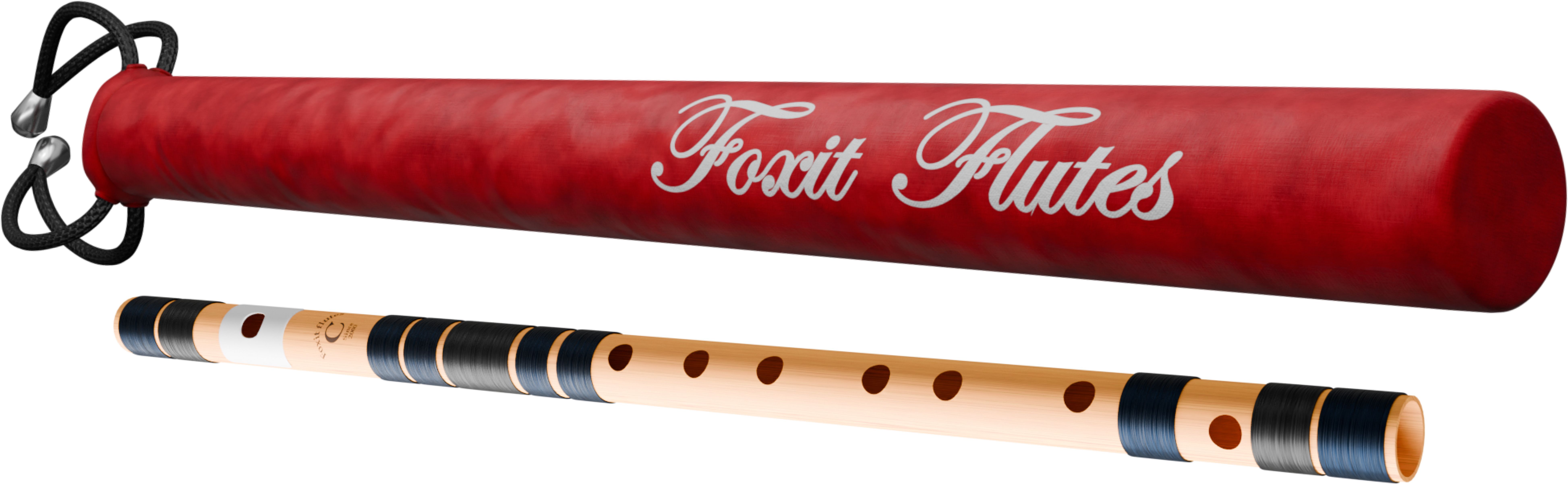foxit musical D Natural 7 Hole Right Hand Bansuri Size 18 inches Fiber Flute-picture-33