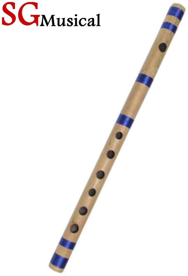 Indian Bamboo Natural G Scale Bansuri Bamboo Flute-image-43