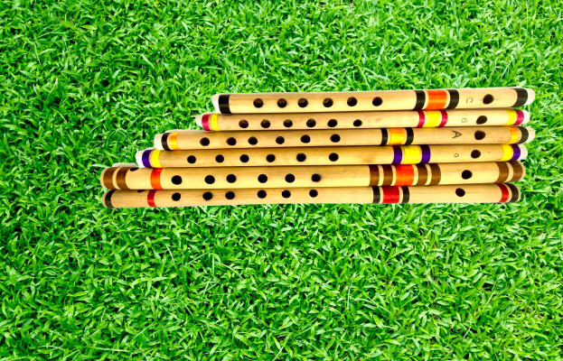 maga mart Natural G SHARP C SHARP G SCALE A SCALE C SCALE B SCALE Bamboo Flute image 1