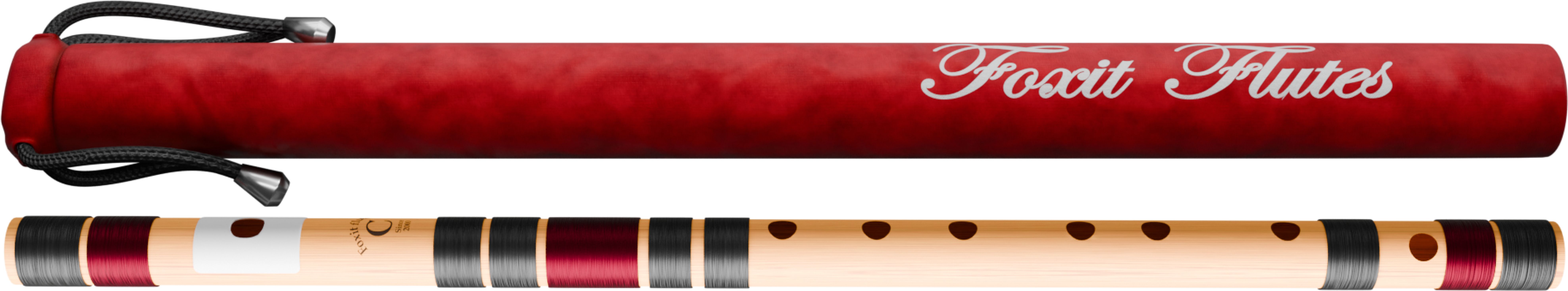 foxit musical D Natural 7 Hole Right Hand Bansuri Size 18 inches Fiber Flute-picture-40