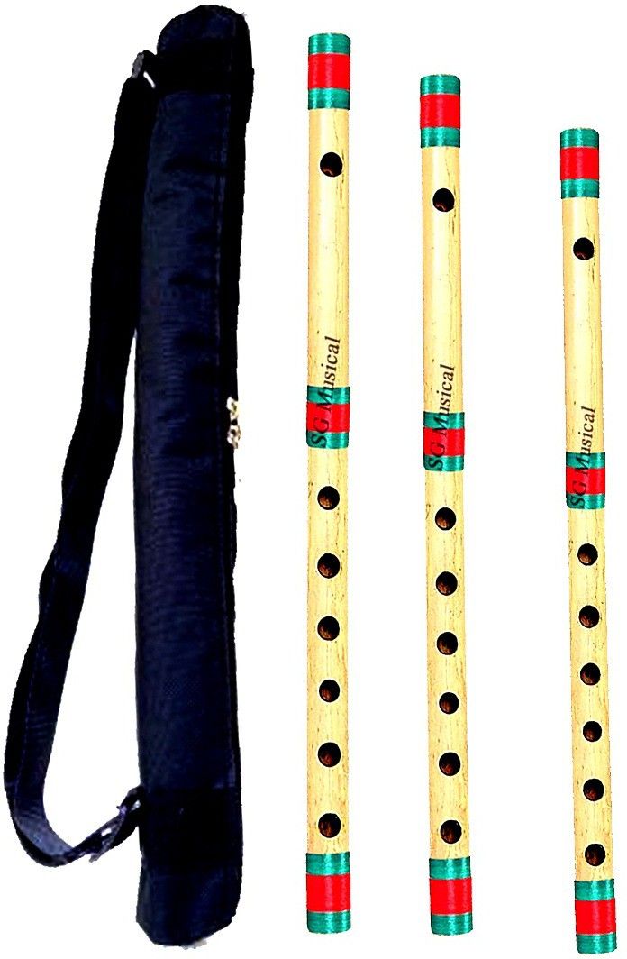 sg musical E ,B & D Medium Professional Flute With Bag Bamboo Flute-picture-12
