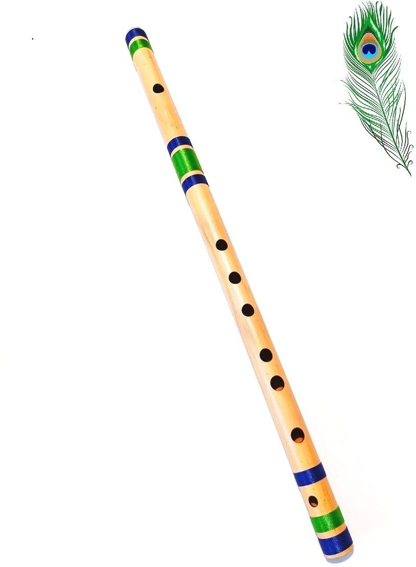 ibda Bamboo Bansuri| G Sharp Scale| for Professional / Beginner| 19 inch Basuri| Bamboo Flute-picture-25