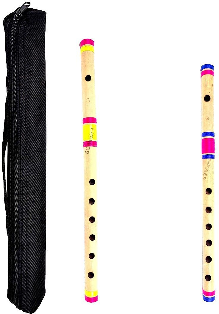 G & D Musical Professional Flute With Bag Bamboo Flute-image-2