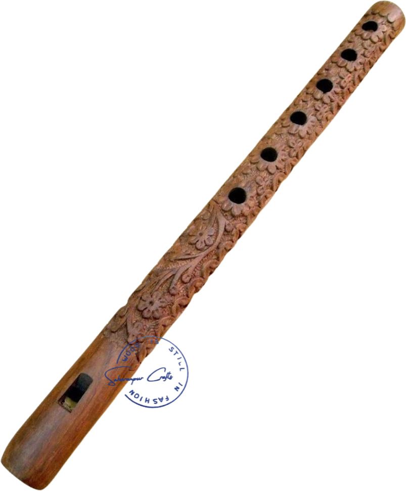 lakrikala LAKRIKALA’S Straight Bansuri Style Wooden Flute by Saharanpur Crafts Wooden Flute-picture-47