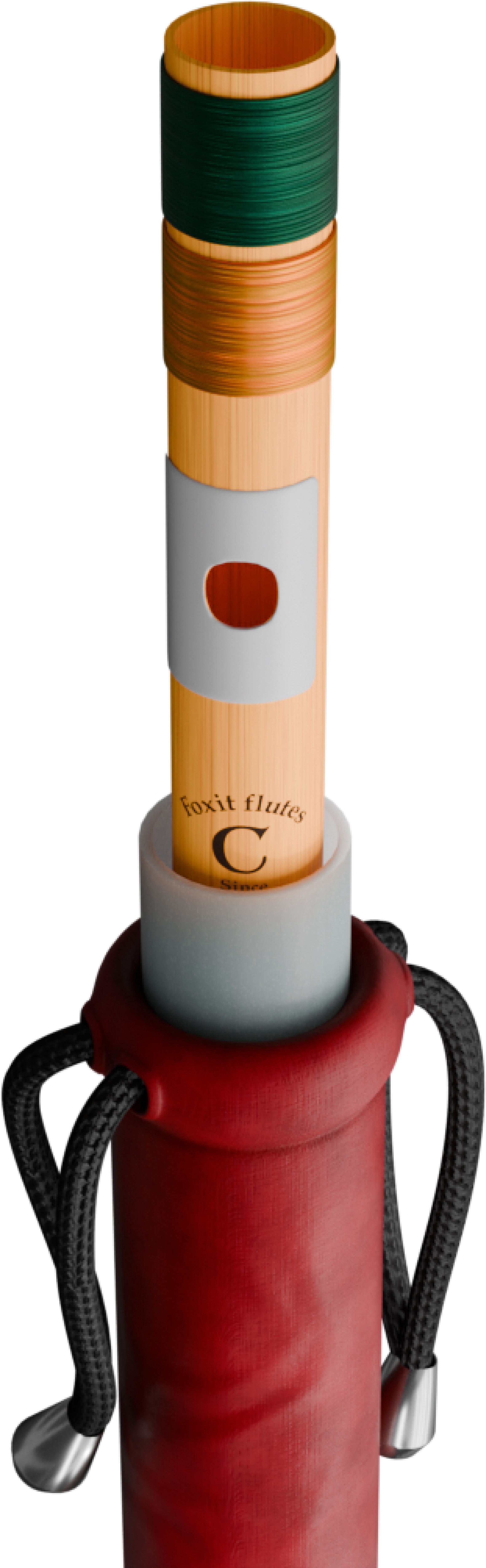 foxit musical Right Handed C Natural With Velvet Cover Tuned With Tanpura A=440Hz PVC Flute-picture-16