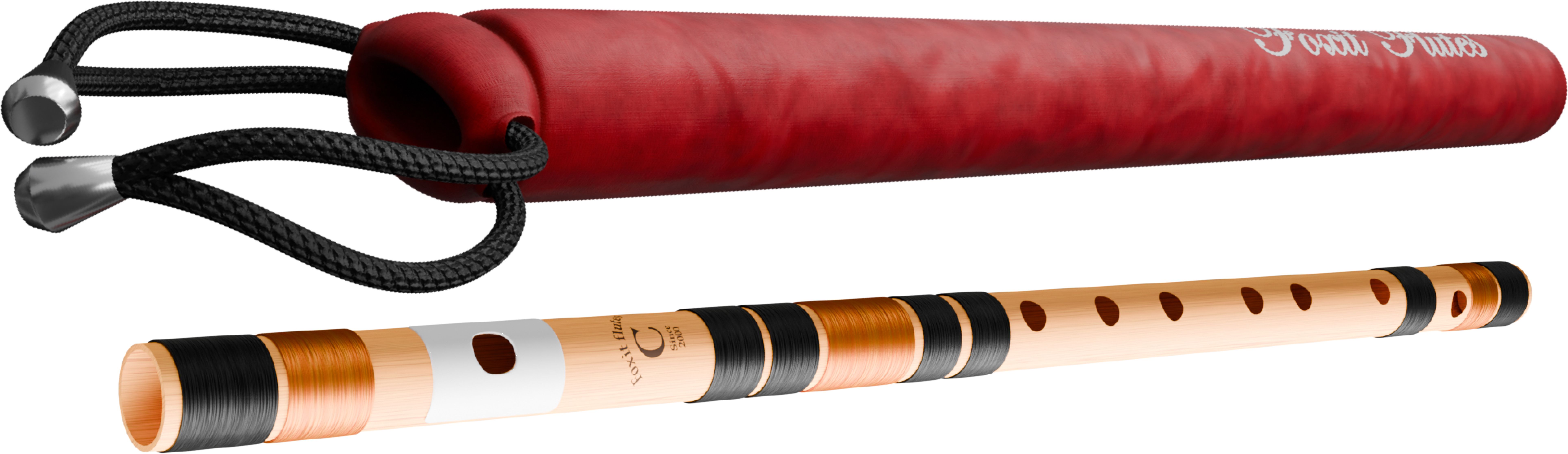 foxit musical D Natural 7 Hole Right Hand Bansuri Size 18 inches Fiber Flute-picture-15