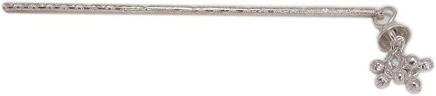 astro-d Silver Krishna Basuri Mini Flute for Laddu Gopal Pooja Decoration Silver Flute-picture-25