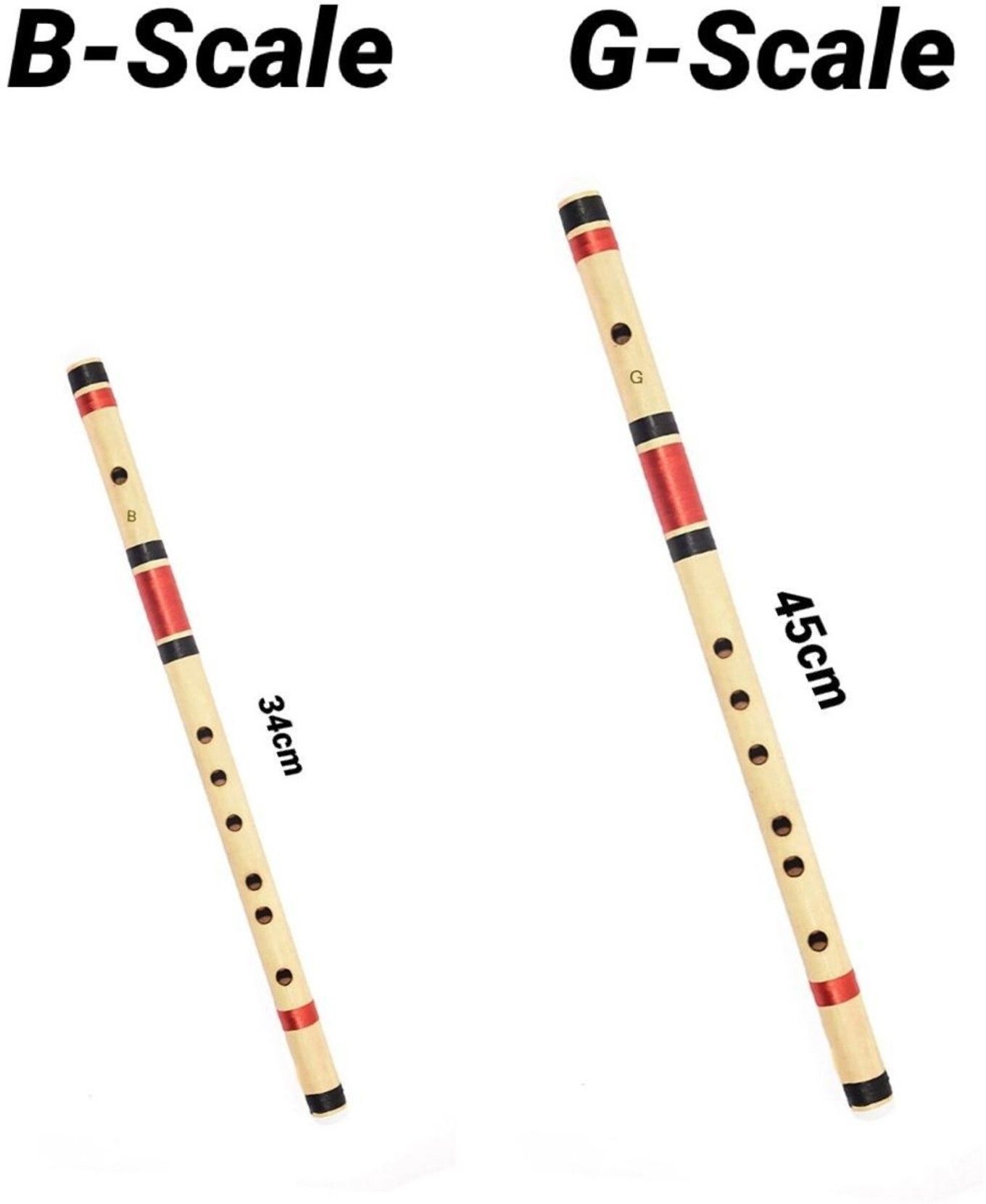 blue panther B, G Scale Bamboo Flute-picture-27