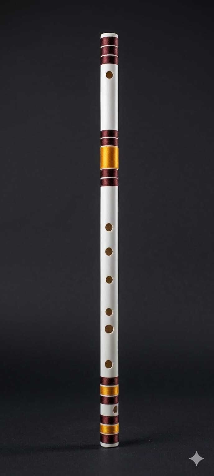 PVC A Left Handed Flute With Orange And Brown Threads PVC Flute-image-26