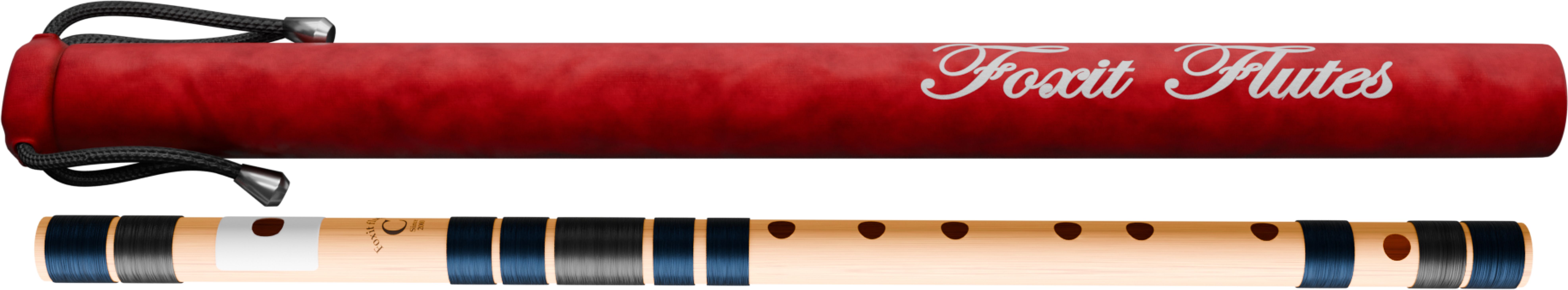 foxit musical C Natural 7 Hole Right Hand Bansuri Size 19 inches Fiber Flute-picture-13