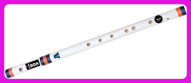 ibda Flute Natural A Scale Professional/Beginner PVC Bansuri PVC Flute-picture-47
