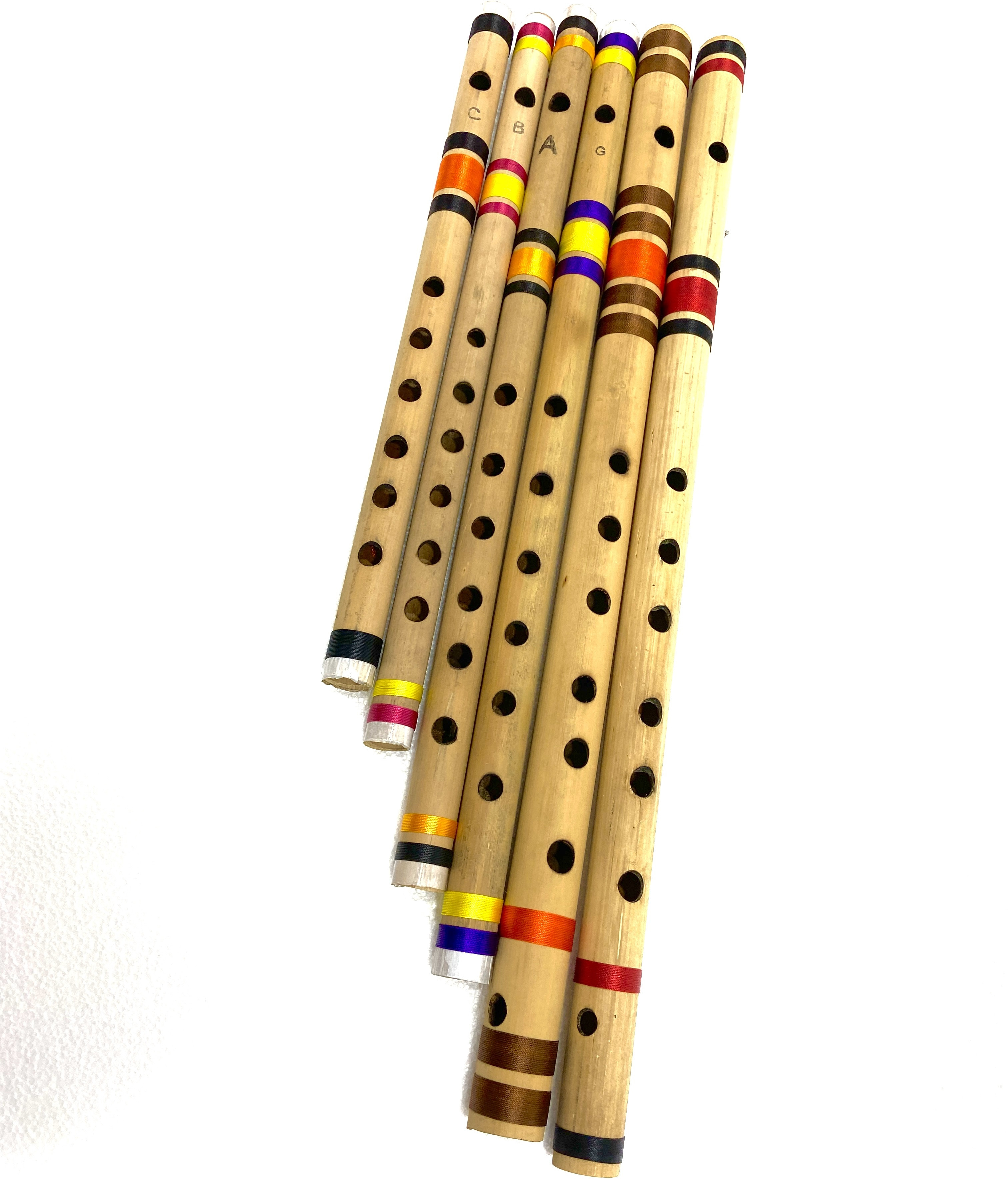 bestbrother Combo SIX SET G Sharp+C Sharp A+G+B+C SCALE BEST QUALITY Bamboo Flute image 1