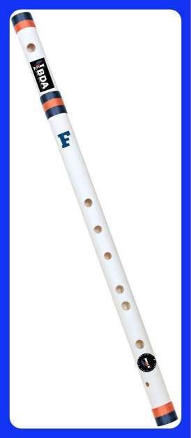 ibda Flute Natural F Scale Professional/Beginner PVC Bansuri 15 inch PVC Flute-picture-33