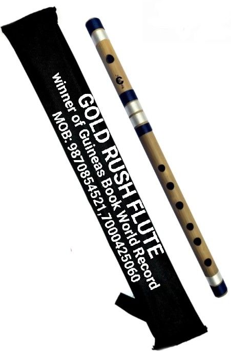 C Sharp Medium Six Holes Beginners Bamboo Bansuri 18.5 inch Size Bamboo Flute-image-33